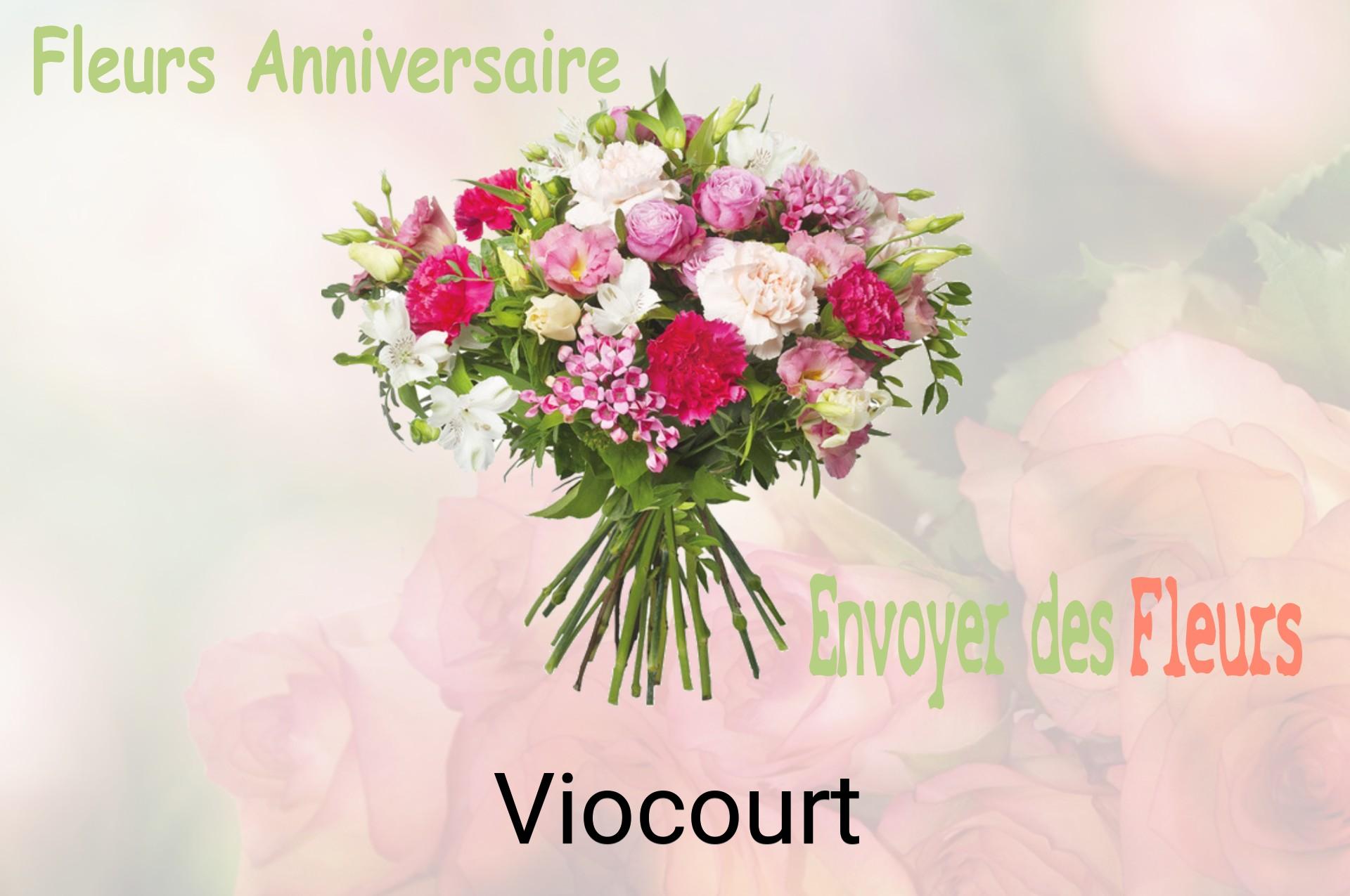 Bouquet de fleurs d’anniversaire livré à Viocourt
