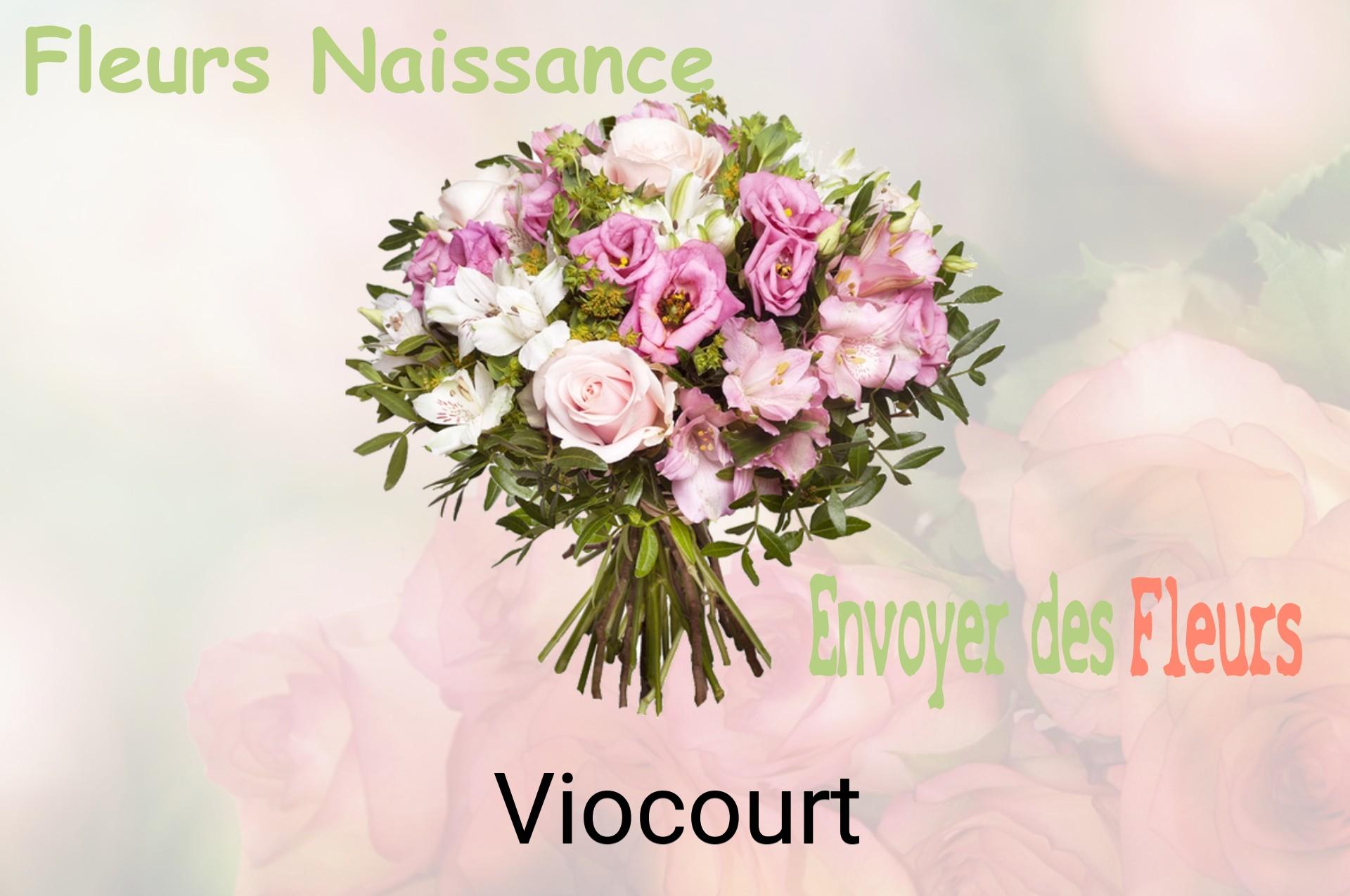 Bouquet de fleurs de naissance livré à Viocourt